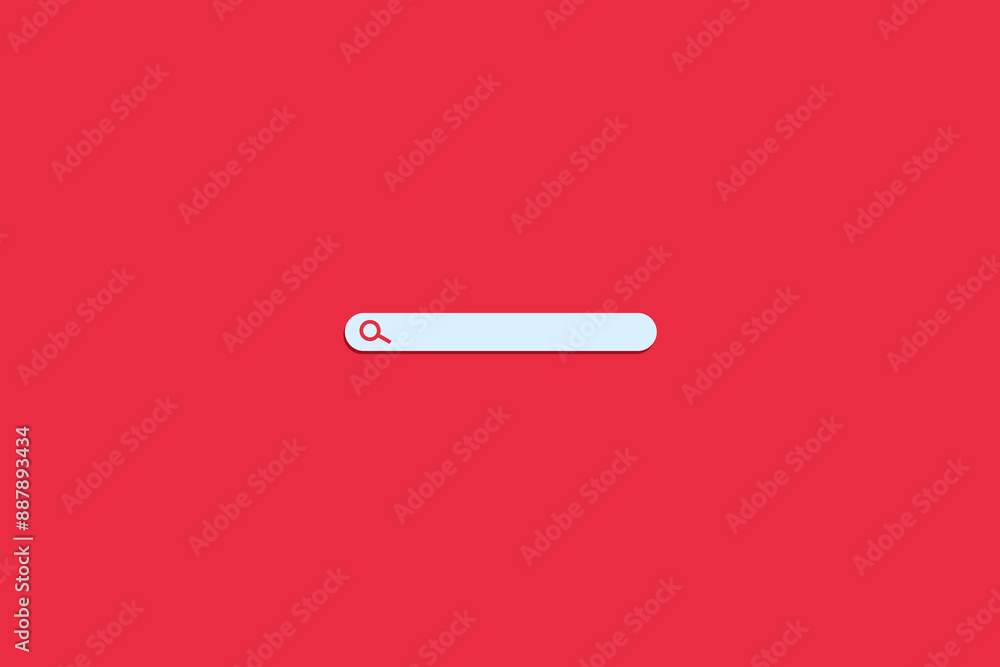 red search bar copy 3d space red search bar copy 3d space