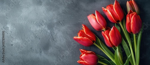 Tulip themed greeting card ...