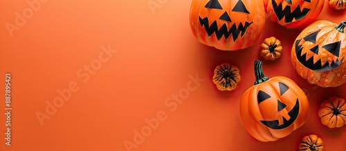 Halloween themed pumpkin de...