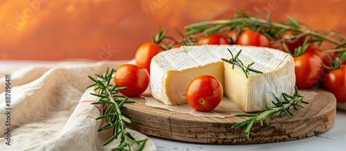 Cheese with rosemary and to...