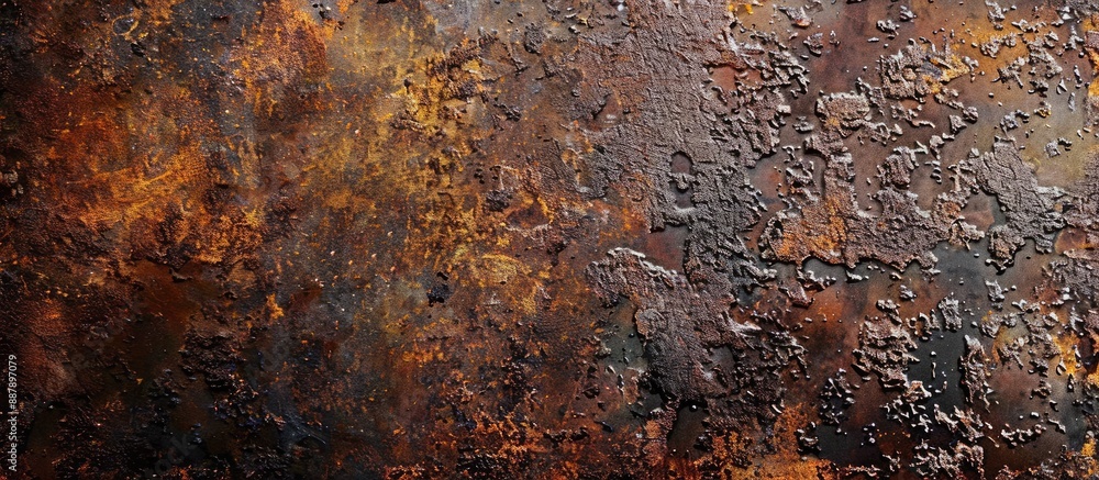 Rusty metal texture background with copy space image vulnerable to atmospheric moisture Rusty metal texture background with copy space image vulnerable to atmospheric moisture