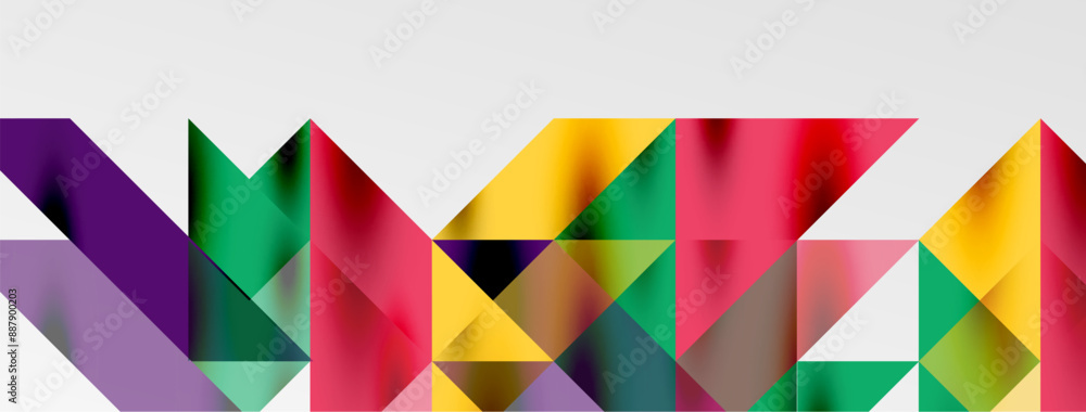 Tech minimal overlapping triangle shapes elements geometric graphic pattern Tech minimal overlapping triangle shapes elements geometric graphic pattern