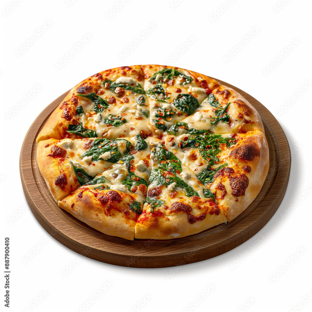Spinach Pizza Spinach Pizza