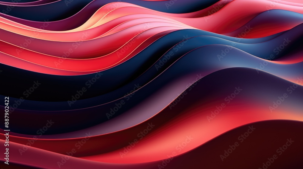 Three dimensional render of wavy pattern. waves abstract background texture Three dimensional render of wavy pattern. waves abstract background texture