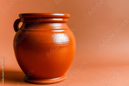 This rustic terracotta mort...