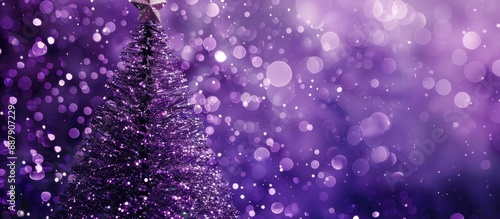 Violet abstract holiday bac...