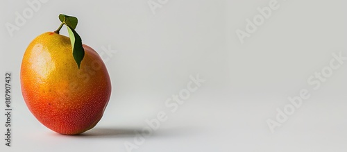 Mango displayed on a plain ...