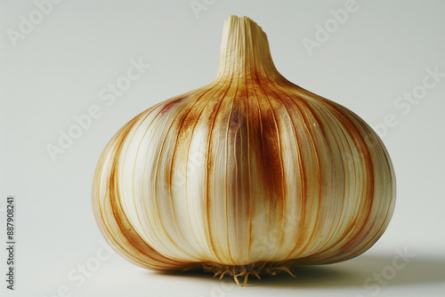 A vibrant heirloom garlic b...