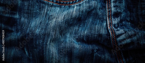 A denim background with a c...