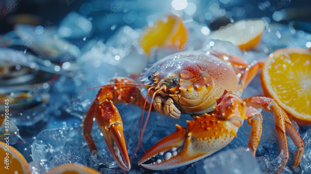 high-resolution, ultra-realistic, 4K, cinematic image of a seafood high-resolution, ultra-realistic, 4K, cinematic image of a seafood