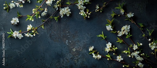 A top down view of blossomi...