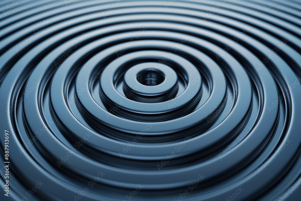 Abstract close-up of concentric ripples in dark liquid, creating a serene, hypnotic effect. Ideal for backgrounds and design projects. Abstract close-up of concentric ripples in dark liquid, creating a serene, hypnotic effect. Ideal for backgrounds and design projects.