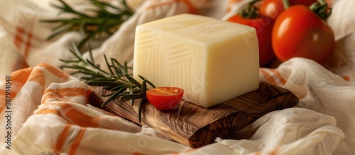 Cheese with rosemary and to...