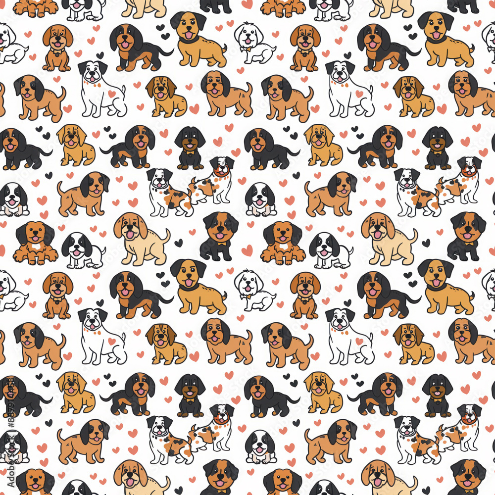 Dog pattern Dog pattern