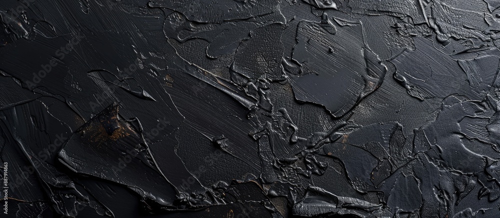 Top view of a decorative black concrete background with a rough texture suitable for art design featuring a nature wall concept Ideal for a surface mockup with copy space image Top view of a decorative black concrete background with a rough texture suitable for art design featuring a nature wall concept Ideal for a surface mockup with copy space image