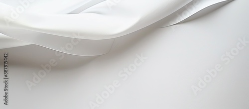 A white sheet providing a b...