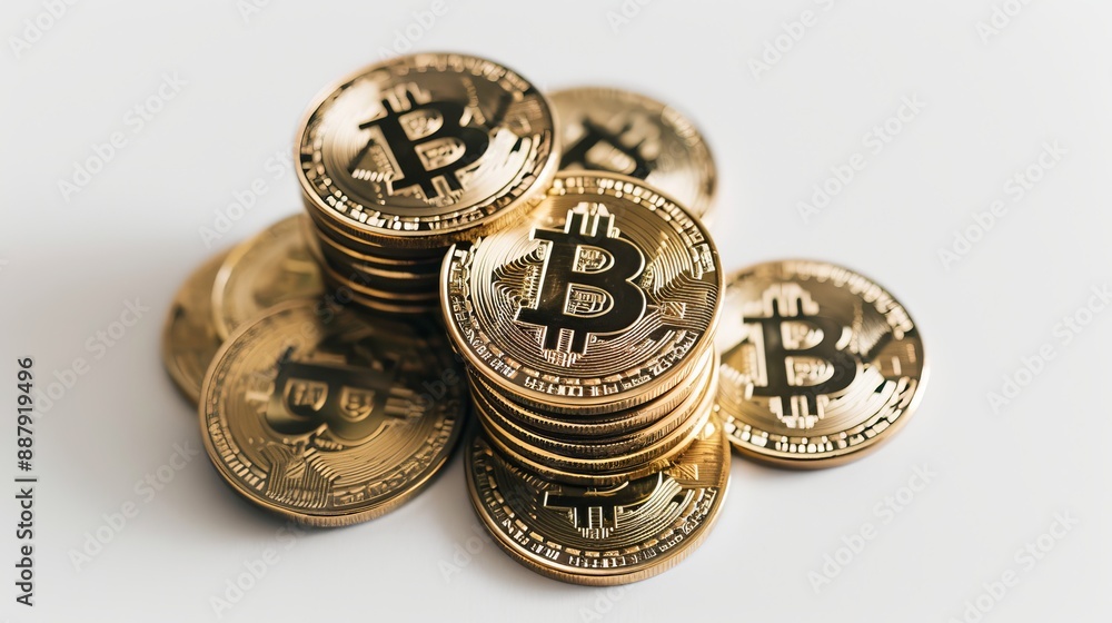 bitcoin tokens background bitcoin tokens background