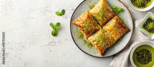 Baklava dessert from the Mi...