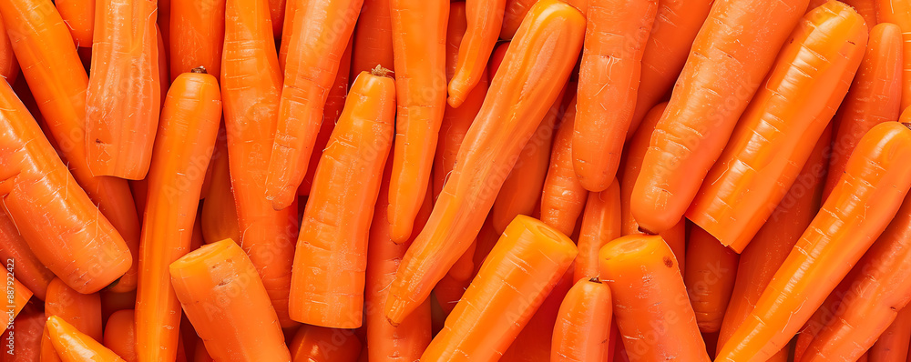 Close up orange Fresh vegetable juicy carrots background Close up orange Fresh vegetable juicy carrots background