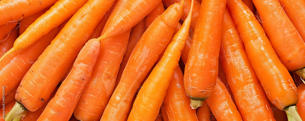 Close up orange Fresh vegetable juicy carrots background Close up orange Fresh vegetable juicy carrots background