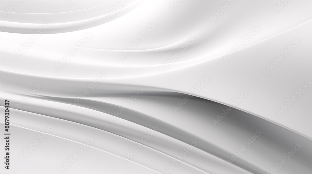 a white wavy surface with a few folds a white wavy surface with a few folds