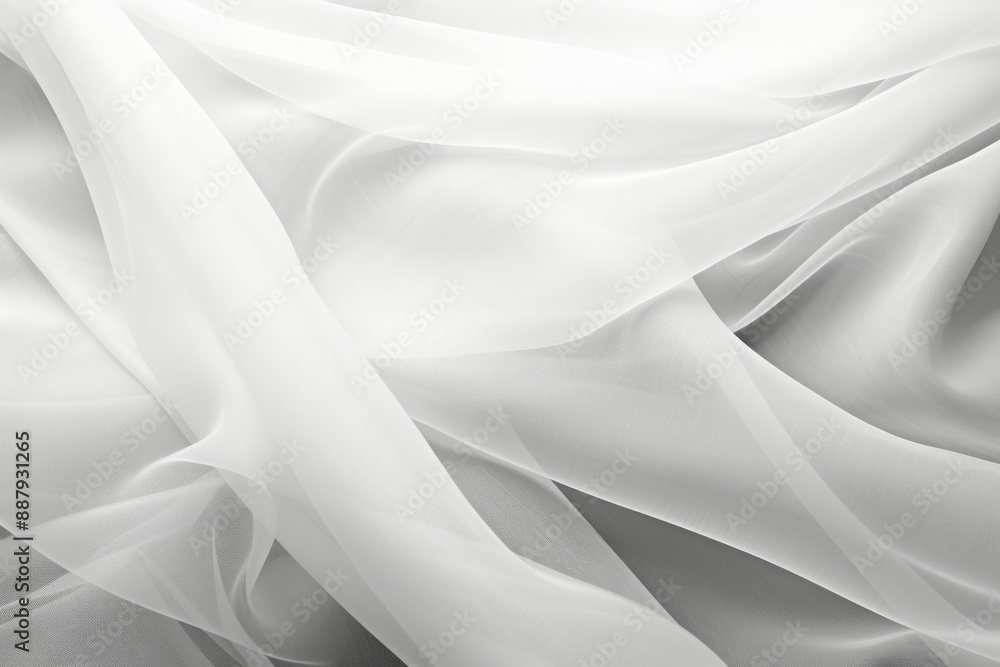 Obraz premium Tulle Material Structure Background - Generative AI