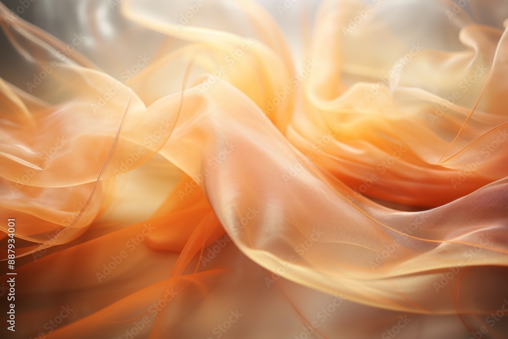 Muslin Material Structure Background - Generative AI Muslin Material Structure Background - Generative AI