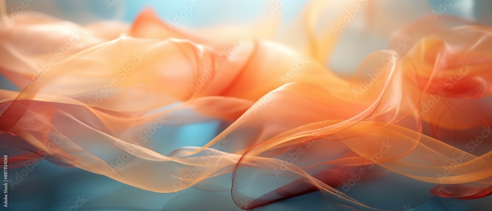 Muslin Material Structure Background - Generative AI Muslin Material Structure Background - Generative AI