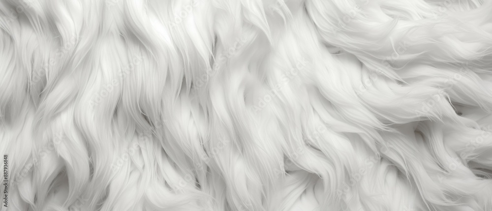 Obraz premium Fleece Material Structure Background - Generative AI