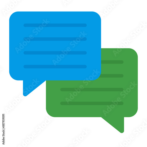 Communication filled line icon