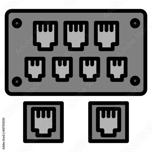 Patch Panel Icon