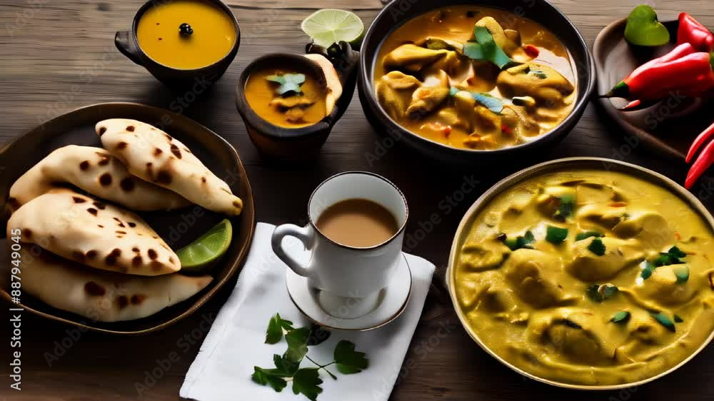 Deliciously diverse A feast of flavors on the table Deliciously diverse A feast of flavors on the table