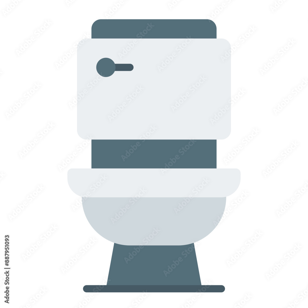 Toilet filled line icon Toilet filled line icon