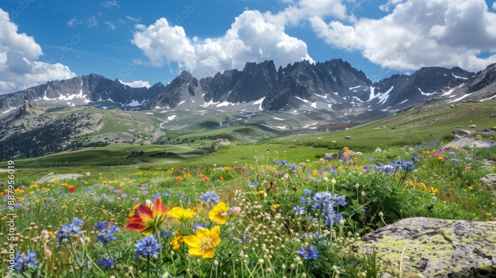 Wildflowers in the Rocky Mountains. Wildflowers in the Rocky Mountains.