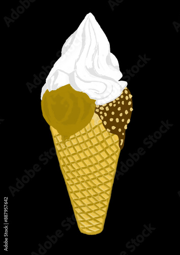 Ice Cream cone illustration