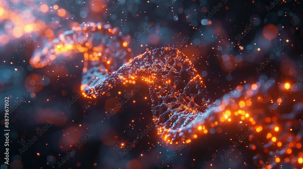 A detailed animation depicting the assembly of a synthetic double helix structure. A detailed animation depicting the assembly of a synthetic double helix structure.