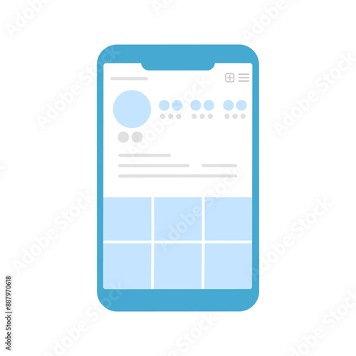 インスタグラム　シンプルな　スマホ画面