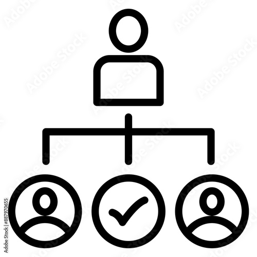 Delegation Icon For Design Element