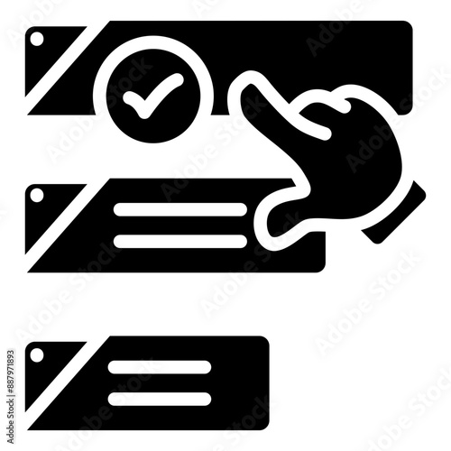 Prioritization Icon For Design Element