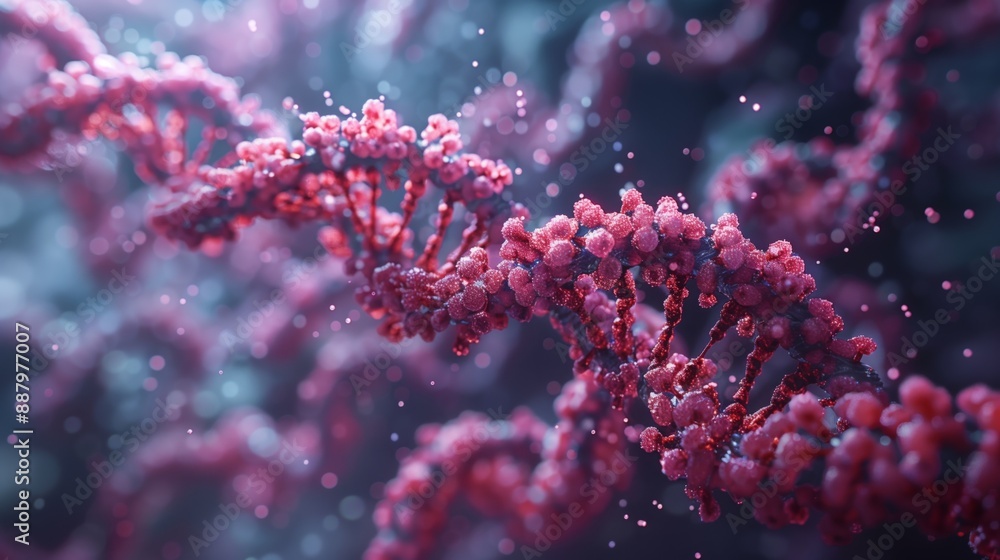 Close-up of a DNA double helix, representing a biotech startups groundbreaking innovation. Close-up of a DNA double helix, representing a biotech startups groundbreaking innovation.