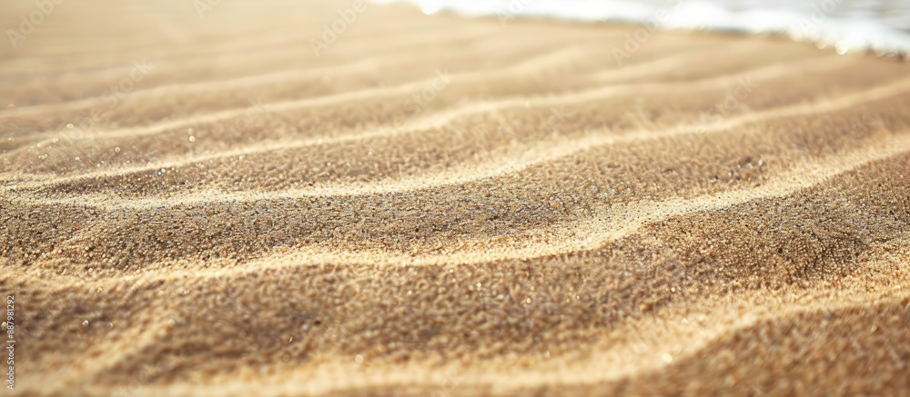 Background of a sandy beach with wavy texture ideal for copy space image Background of a sandy beach with wavy texture ideal for copy space image