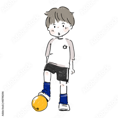 サッカー少年