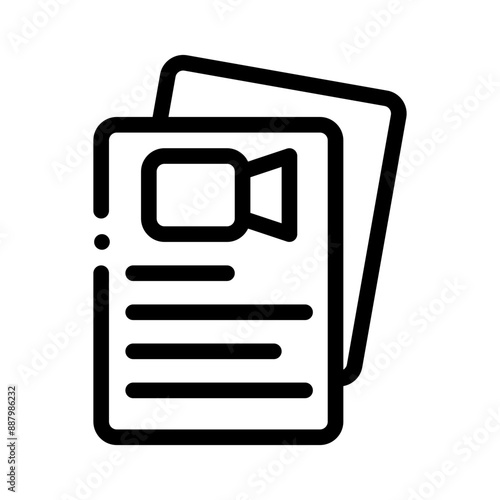 script line icon