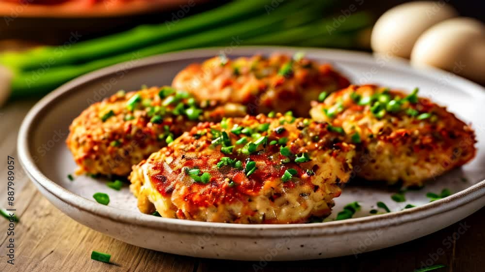 Deliciously seasoned meatballs ready to be savored Deliciously seasoned meatballs ready to be savored