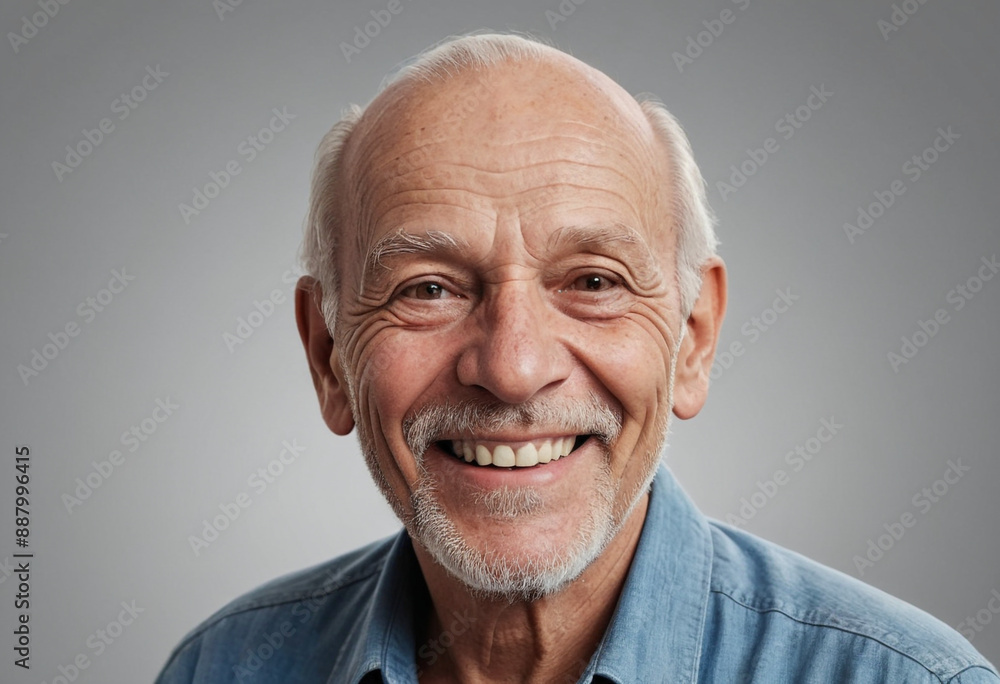 Portrait view of a regular happy smiling Mali old man, ultra realistic, candid, social media, avatar image, plain solid background Portrait view of a regular happy smiling Mali old man, ultra realistic, candid, social media, avatar image, plain solid background