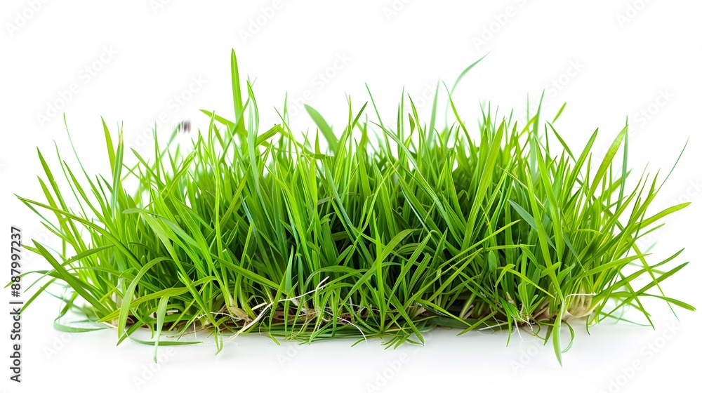 Obraz premium green grass isolated on white