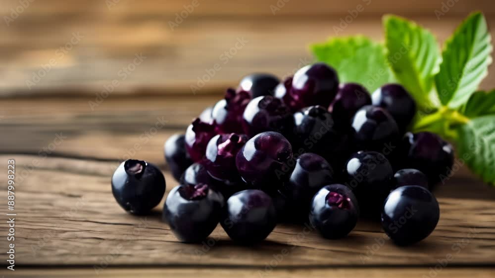 Fresh juicy blackberries on a rustic wooden surface Fresh juicy blackberries on a rustic wooden surface