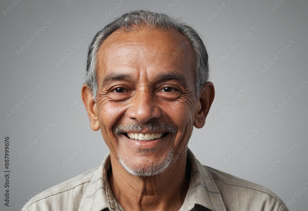 Portrait view of a regular happy smiling East Timor old man, ultra realistic, candid, social media, avatar image, plain solid background Portrait view of a regular happy smiling East Timor old man, ultra realistic, candid, social media, avatar image, plain solid background
