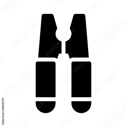 jumper cables glyph icon