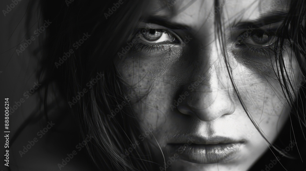 Fototapeta premium International Day of Nonviolence. victims of domestic violence. domestic violence